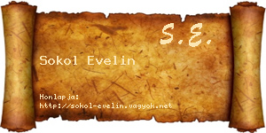 Sokol Evelin névjegykártya